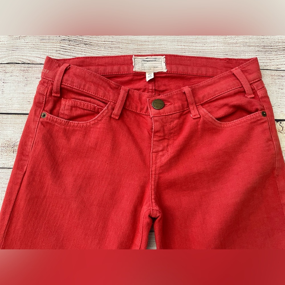Current Elliott Women’s Stiletto Jeans Size 26 Cayenne Red - Picture 4 of 12